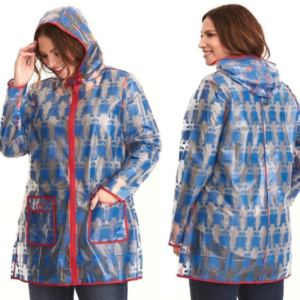 HER UNIVERSE STAR WARS R2D2 PVC RAIN COAT